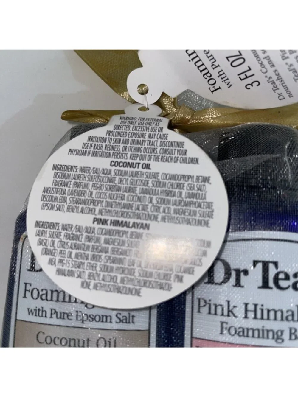 Dr Teal's Foaming Bath 2pk Coconut Oil / Restore & Replenish 3 fl oz ea